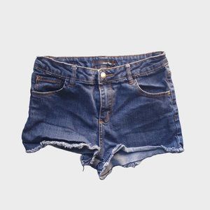 tally weijl denim blue booty shorts